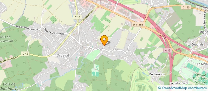 localisation de l'entreprise WHY ADVISORY  ORGEVAL