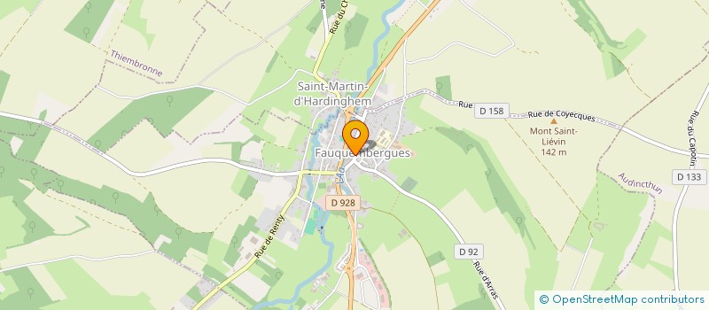 localisation de l'entreprise WHY BE T  FAUQUEMBERGUES