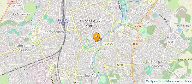 localisation de l'entreprise WHY FINANCES à LA ROCHE-SUR-YON