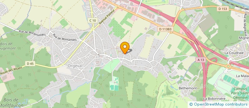 localisation de l'entreprise WHY INVEST à ORGEVAL