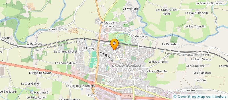 localisation de l'entreprise WHY NAT  LA BOUEXIERE