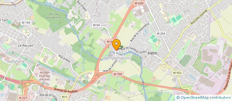 localisation de l'entreprise WHY NOT  HEM