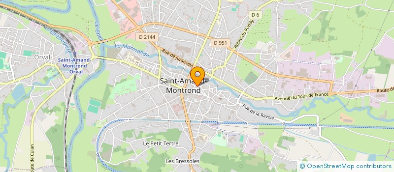 localisation de l'entreprise WHY NOT  SAINT-AMAND-MONTROND