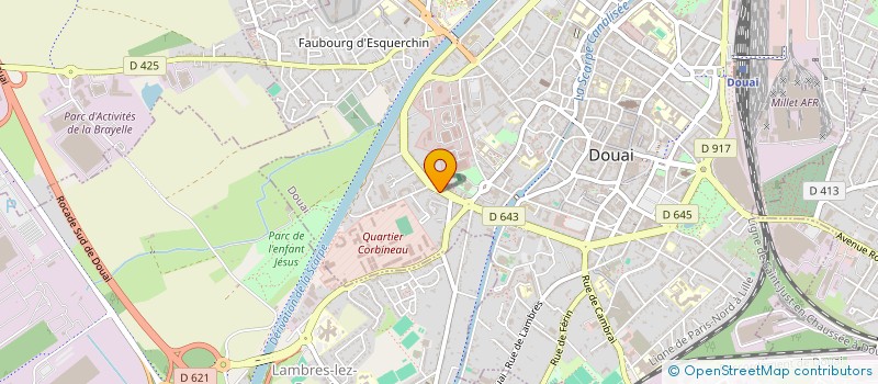 localisation de l'entreprise WHY NOT à DOUAI