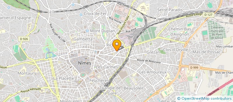 localisation de l'entreprise WHY NOT  NIMES