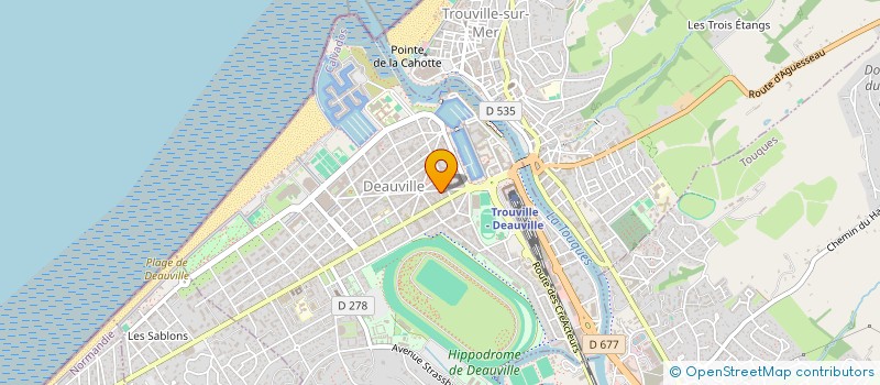 localisation de l'entreprise WHY NOT  DEAUVILLE