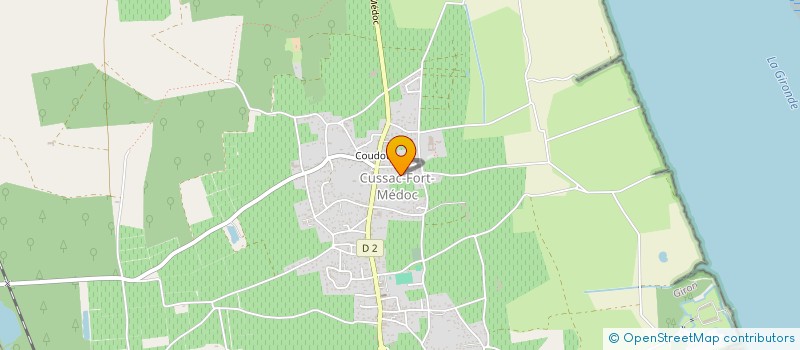localisation de l'entreprise WHY NOTE  CUSSAC-FORT-MEDOC