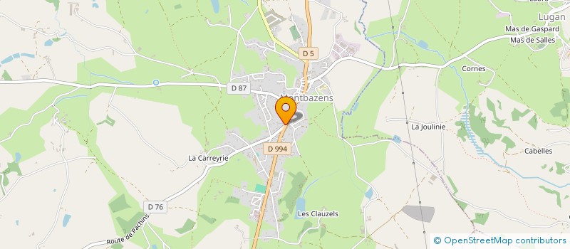 localisation de l'entreprise WHY NOTE  MONTBAZENS