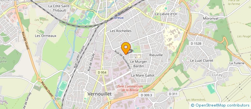 localisation de l'entreprise WHY NUT à DREUX