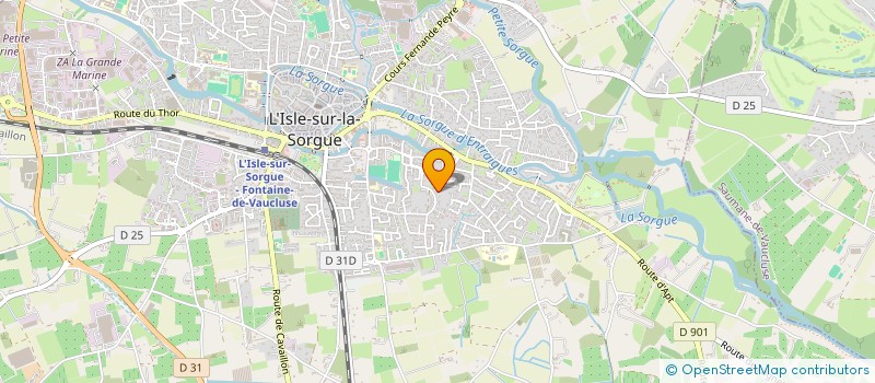 localisation de l'entreprise WHY WORRY  L'ISLE-SUR-LA-SORGUE