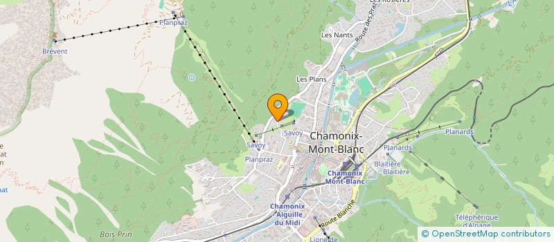 localisation de l'entreprise WHYMPR  CHAMONIX-MONT-BLANC