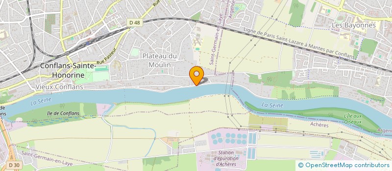 localisation de l'entreprise WHYT NOTE MUSIC  CONFLANS-SAINTE-HONORINE