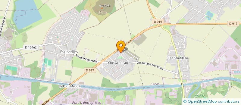 localisation de l'entreprise WI-100  CARVIN