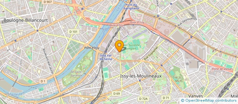 localisation de l'entreprise WI ADVISE à ISSY-LES-MOULINEAUX