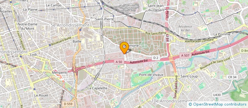 localisation de l'entreprise WI BLUE RED YELLOW à MARSEILLE