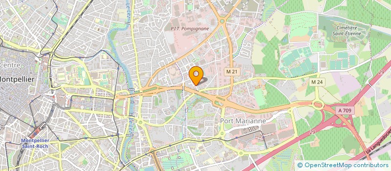 localisation de l'entreprise WI CONSULTING à MONTPELLIER