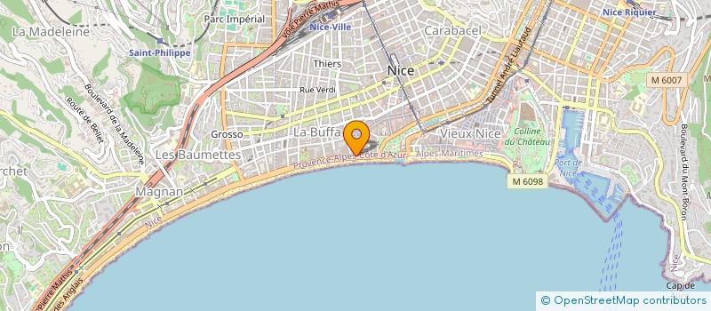 localisation de l'entreprise WI IMMOBILIER  NICE