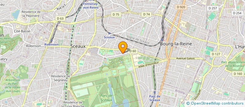 localisation de l'entreprise WI.LL à SCEAUX