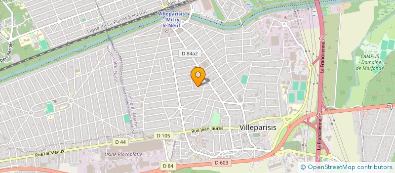 localisation de l'entreprise WI PROD à VILLEPARISIS