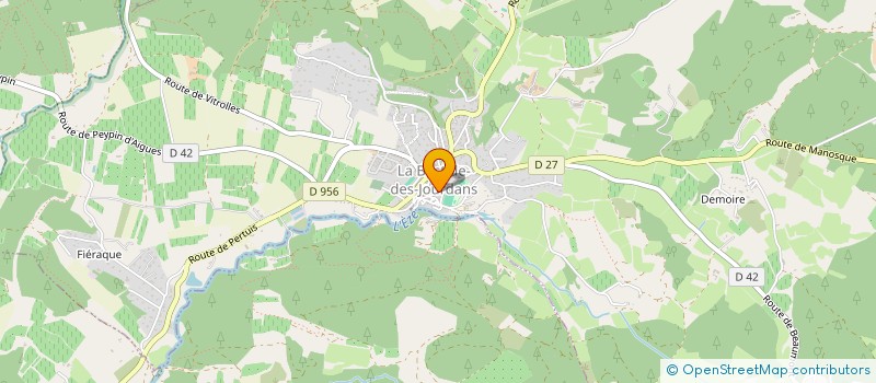 localisation de l'entreprise WI-SE  LA BASTIDE-DES-JOURDANS