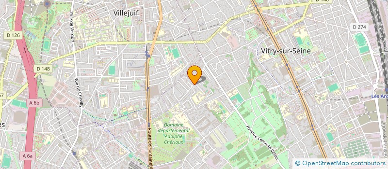 localisation de l'entreprise WI-WAA FOR ARTS à VITRY-SUR-SEINE