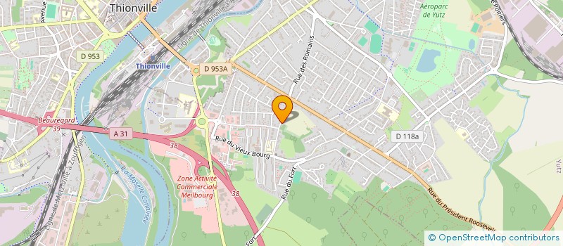 localisation de l'entreprise WI001  YUTZ