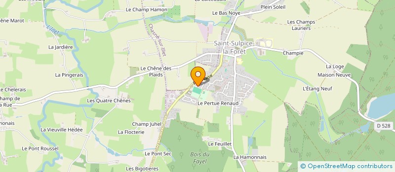 localisation de l'entreprise WI6LABS  SAINT-SULPICE-LA-FORET