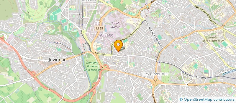 localisation de l'entreprise WIA à MONTPELLIER