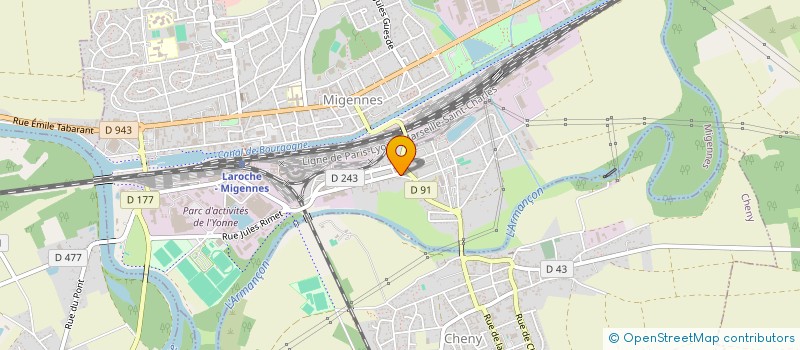 localisation de l'entreprise WIAB  MIGENNES