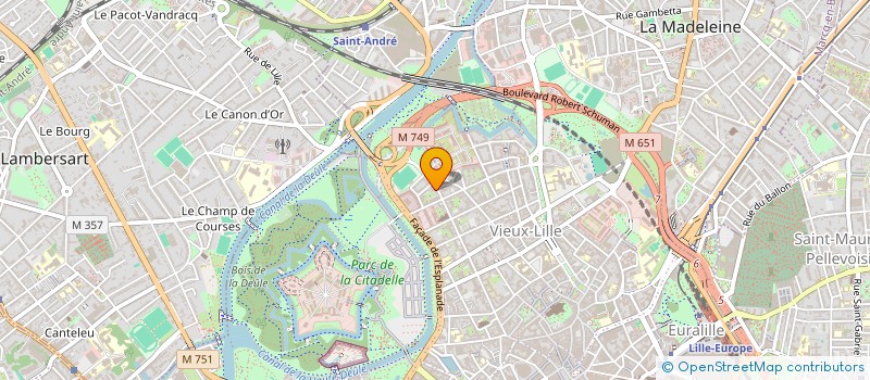 localisation de l'entreprise WIADVENTURE à LILLE