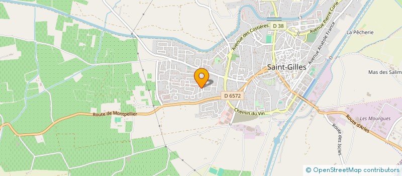 localisation de l'entreprise WIAM TRANS à SAINT-GILLES