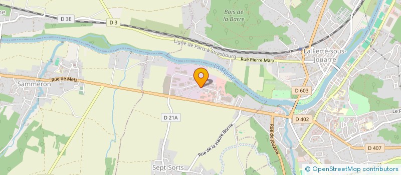 localisation de l'entreprise WIAME  SEPT-SORTS