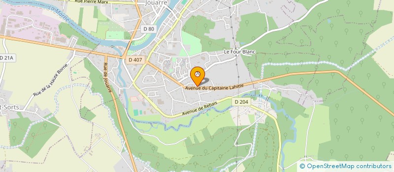 localisation de l'entreprise WIAME COMPANY à LA FERTE-SOUS-JOUARRE