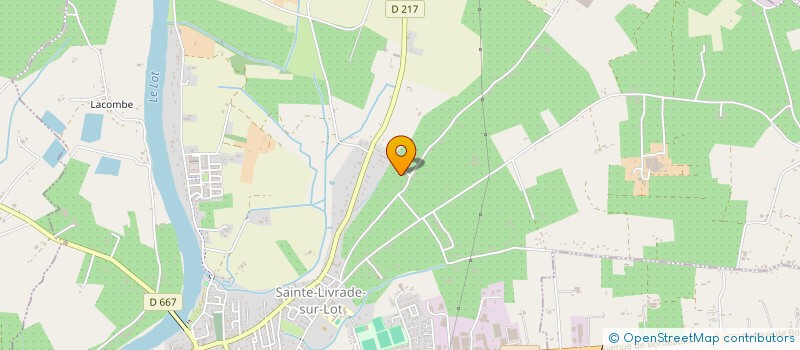 localisation de l'entreprise WIARE  SAINTE LIVRADE SUR LOT