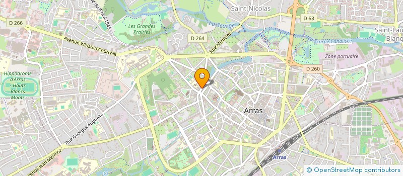 localisation de l'entreprise WIART CORP à ARRAS