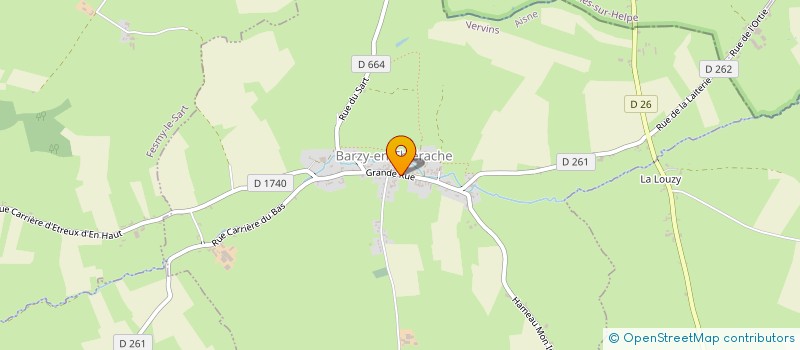 localisation de l'entreprise WIART JULES  BARZY-EN-THIERACHE