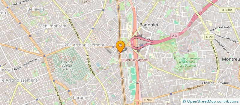 localisation de l'entreprise WIB à PARIS
