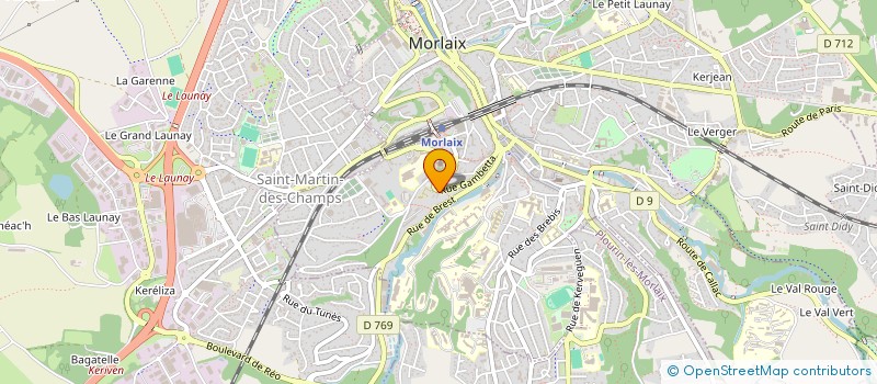 localisation de l'entreprise WIB CONSEIL à MORLAIX