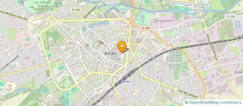 localisation de l'entreprise WIBAULT AVOCAT  ARRAS