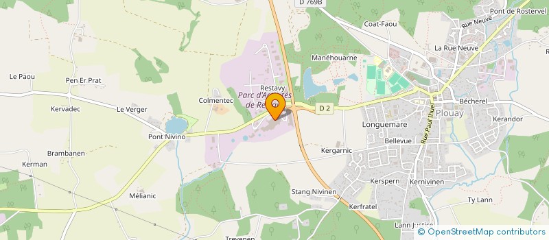 localisation de l'entreprise WIBAUT  PLOUAY