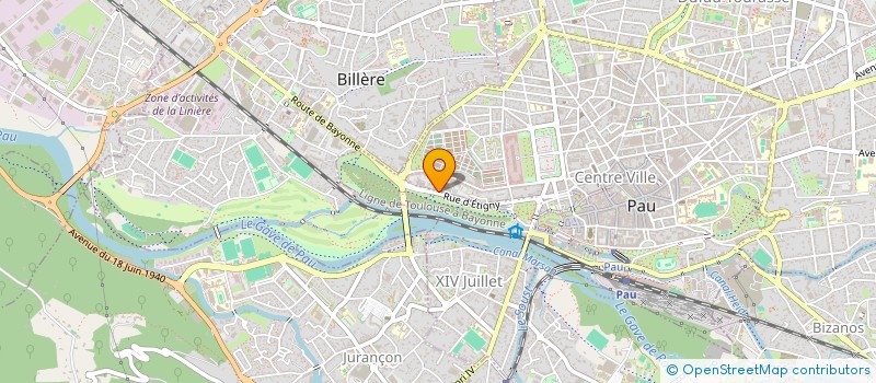 localisation de l'entreprise WIBAWAVE à PAU