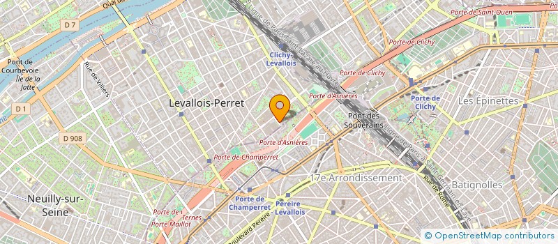 localisation de l'entreprise WIBO à LEVALLOIS-PERRET