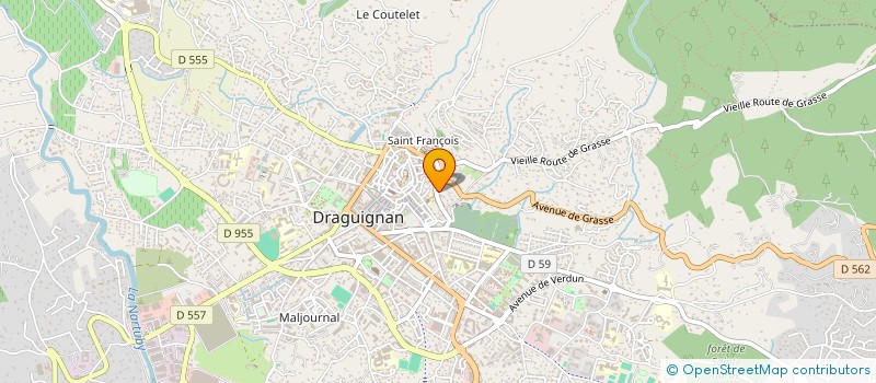 localisation de l'entreprise WIC à DRAGUIGNAN
