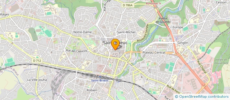 localisation de l'entreprise WICAHPI à SAINT-BRIEUC