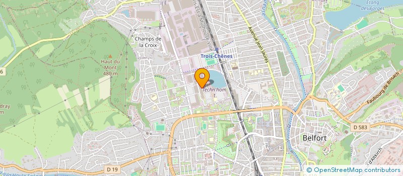 localisation de l'entreprise WICAP OCA H2SYS à BELFORT