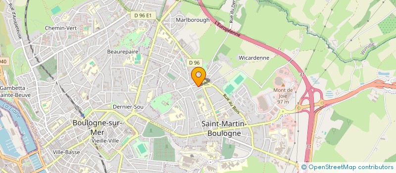 localisation de l'entreprise WICARDENNE  SAINT-MARTIN-BOULOGNE
