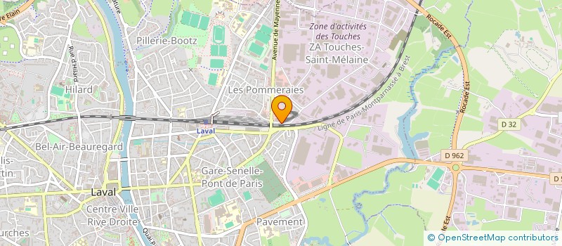 localisation de l'entreprise WICARS - 53 à LAVAL