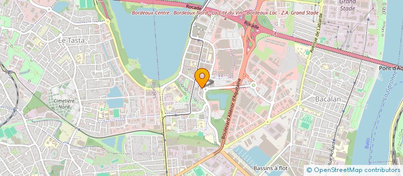 localisation de l'entreprise WICAT SERVICES à BORDEAUX
