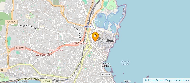localisation de l'entreprise WICH à ANTIBES