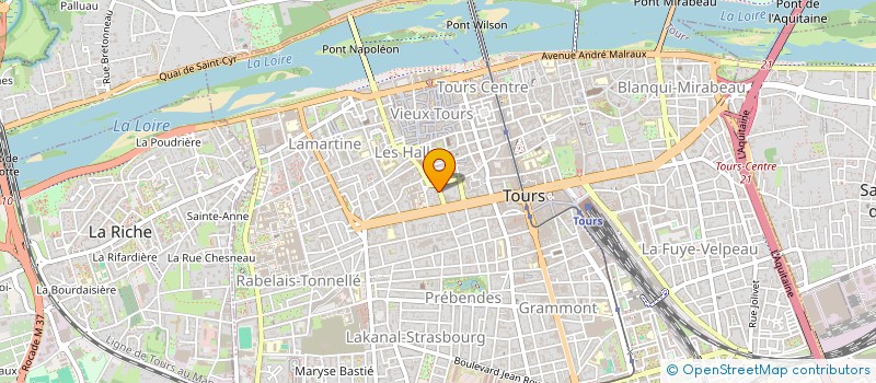 localisation de l'entreprise WICHITA à TOURS